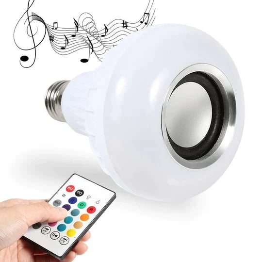 Collection of Bec LED cu difuzor, Bluetooth si telecomanda in a gallery layout