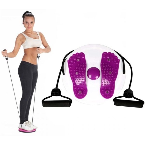 Collection of Disc rotativ pentru fitness, corzi elastice in a gallery layout