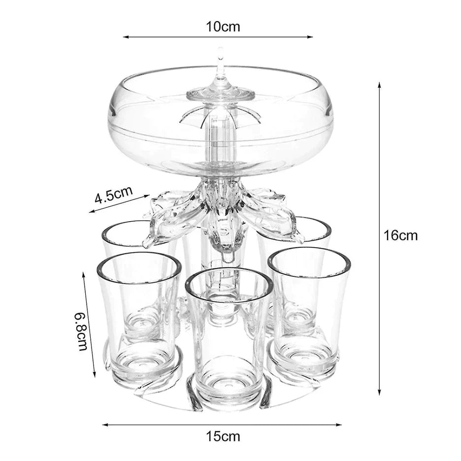 Collection of Dispenser pentru shoturi cu 6 pahare in a gallery layout