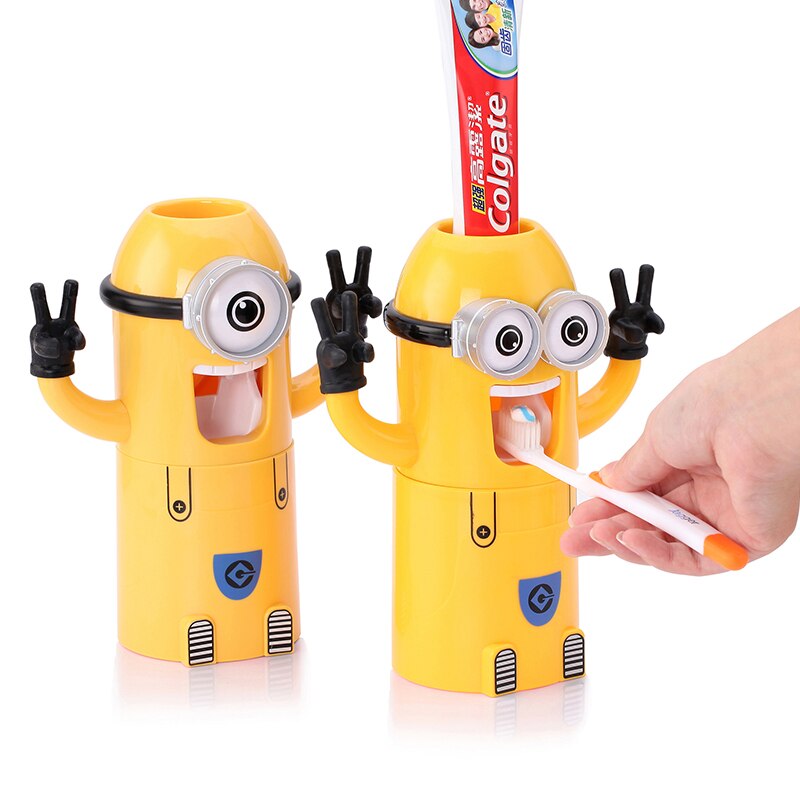 Collection of Dozator pentru Pasta de dinti, 3 in 1, in forma de Minion in a gallery layout