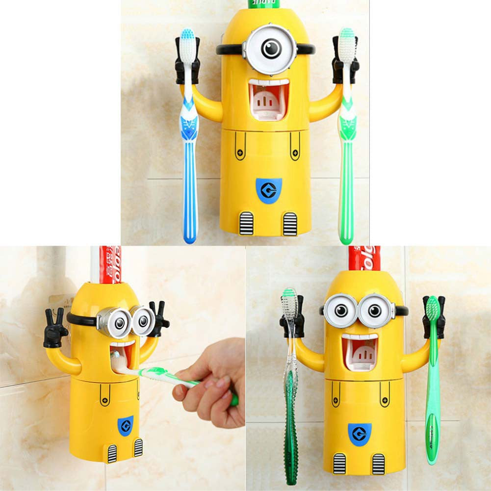 Collection of Dozator pentru Pasta de dinti, 3 in 1, in forma de Minion in a gallery layout